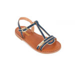 Sandale enfant badazar bleu marine en cuir