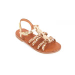 Sandale enfant baia or en cuir