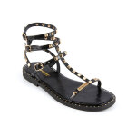 Sandale enfant coralie noir - les tropziennes en cuir