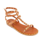 Sandale enfant coralie tan - les tropziennes marron en cuir