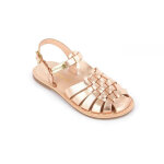 Sandale enfant idene dor en cuir