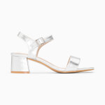 Sandales  talon laurie argent