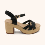 Sandales à talon louane noir Sandales à talon louane noir