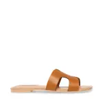 Sandales zarnia en cuir cognac