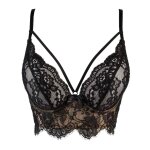 Semi - corset - noir / beige axami lingerie