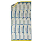 Serviette de bain en coton grand duc bleu clair