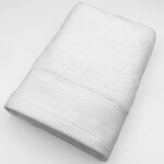 Serviette eponge blanc organic