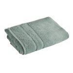 Serviette invit� 600 g / m� coton egypte - vert de gris