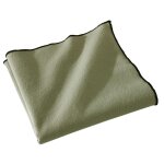 Serviette de table hono vert en coton lavé Serviette de table hono vert en coton lavé