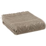 Serviette de toilette uni zo chamois 50 x 100