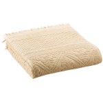 Serviette de toilette uni zo vanille 50 x 100