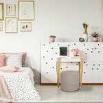 Set de 2 poufs ronds colonia tissu beige Set de 2 poufs ronds colonia tissu beige