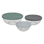 Set de 3 botes de conservation en verre