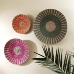 Set de 3 decorations murales trio color