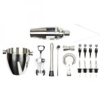 Set a cocktail 16 accessoires en métal Set a cocktail 16 accessoires en métal