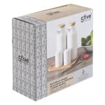 Set huile et vinaigre et plat ceramic