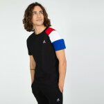 T - shirt bat n°1 noir manches courtes en coton T - shirt bat n°1 noir manches courtes en coton