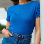 T - shirt bleu elva