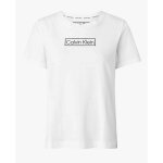 T - shirt col rond  manches courtes - blanc calvin klein underwear en coton