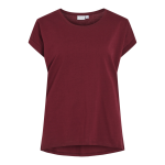 T - shirt col rond manches courtes violet nora