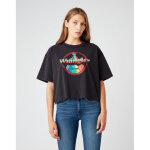 T - shirt femme boxy tee noir en coton T - shirt femme boxy tee noir en coton