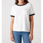 T - shirt femme relaxed ringer noir en coton T - shirt femme relaxed ringer noir en coton