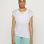 T - shirt femme w stud f tee bleu en coton T - shirt femme w stud f tee bleu en coton