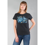 T - shirt gracy noir imprimé en coton T - shirt gracy noir imprimé en coton