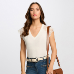 T - shirt manches courtes écru T - shirt manches courtes écru