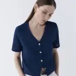 T - shirt  manches courtes bleu marine