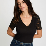 T - shirt manche courte noir