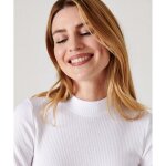 T shirt manches longues col montant blanc thermolactyl