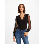 T - shirt manches longues en plumetis