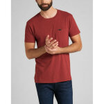 T - shirt mc homme ultimate pocket tee brique en coton