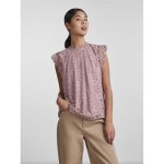 T - shirt regular fit sans manches violet en nylon