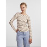 T - shirt slim fit manches longues marron T - shirt slim fit manches longues marron