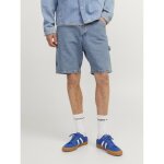 Short ample homme bleu denim en coton zak Short ample homme bleu denim en coton zak