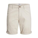 Short chino homme blanc cassé en coton Short chino homme blanc cassé en coton