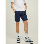 Short chino regular fit bleu marine en coton brett carl