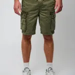 Short en coton byron kaki Short en coton byron kaki