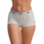 Short femme active flex ribbed adidas gris en coton