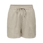 Short gris clair en coton bio lane