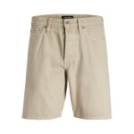 Short homme blanc cassé en coton Short homme blanc cassé en coton