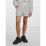 Short hw chilli blanc et rayures noir en coton sara Short hw chilli blanc et rayures noir en coton sara