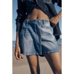 Short en jeans monaco bleu