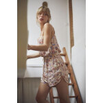 Short ligann rose en viscose Short ligann rose en viscose