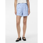 Short  motifs brods vilde en coton bleu mila