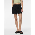 Short  motifs brods vilde en coton noir gaia