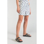 Short nuria bleu en viscose