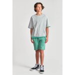 Short garon popbo vert en coton
